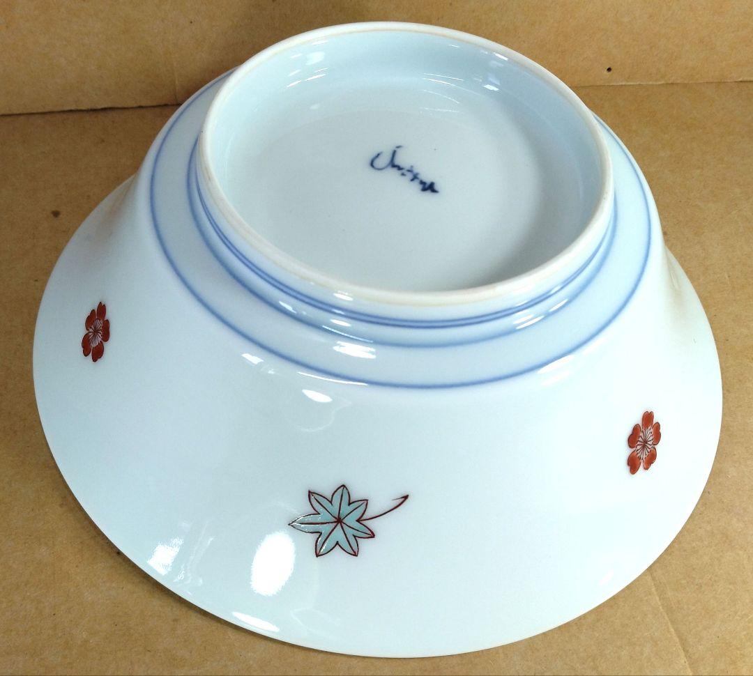 本物保証 人間国宝  十三代今泉今右衛門  錦赤玉文菓子器 共箱 色鍋島 未使用