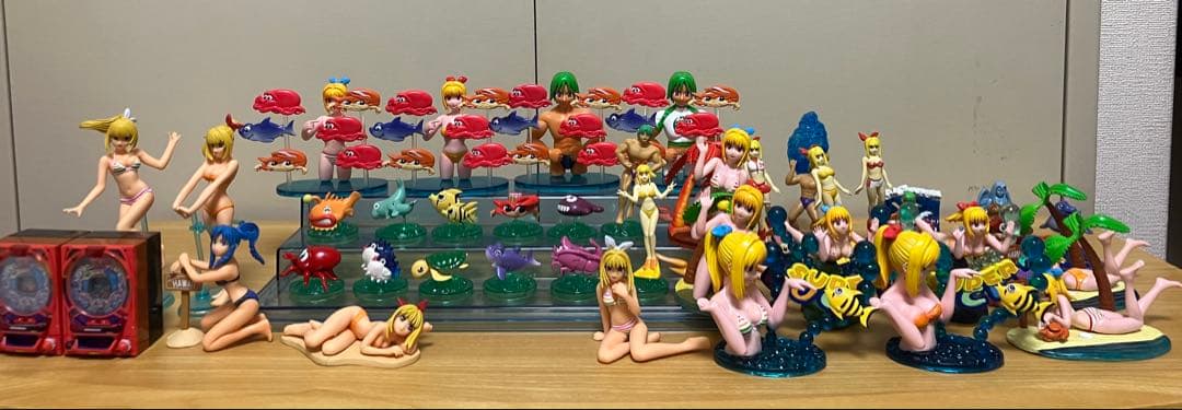 海物語・大工の源さん・モンスターハウス・吉宗　フィギュアセット　パチンコ・スロ