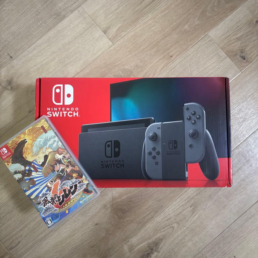 【美品】Switch本体 グレー バッテリー強化　風来のシレン6 セット販売
