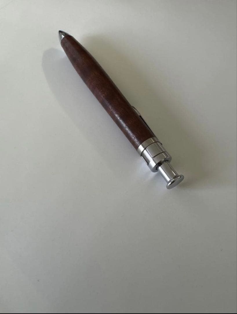 値下げ交渉可能‼️ 工房楔 サペリ杢のボールペン 付属品完備