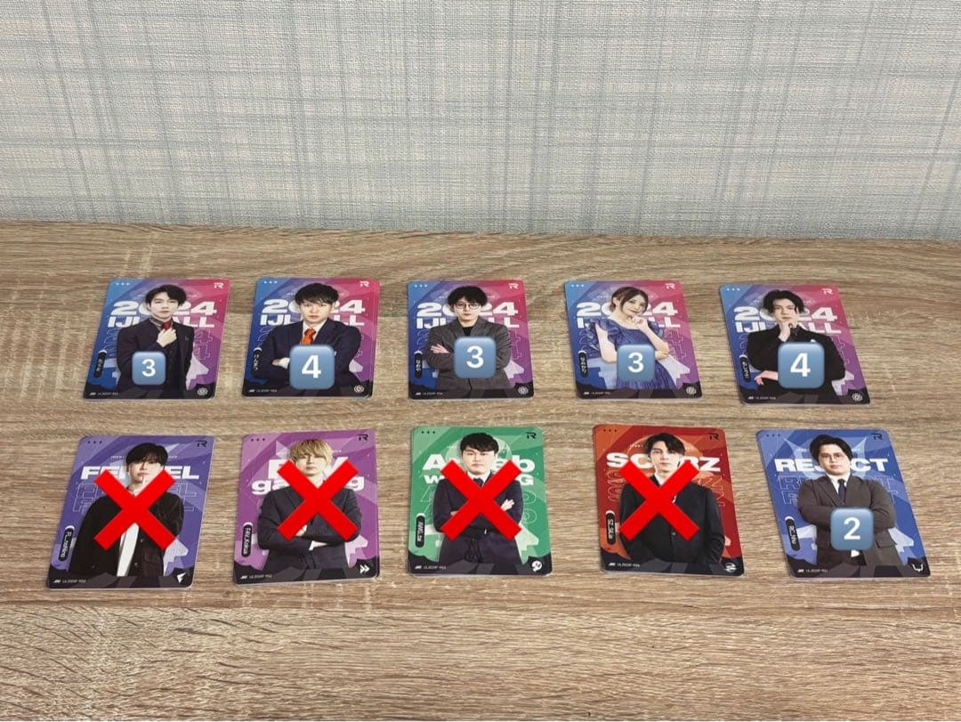 IdentityV第五人格 IJLカード2024年秋シーズン コレクションカード