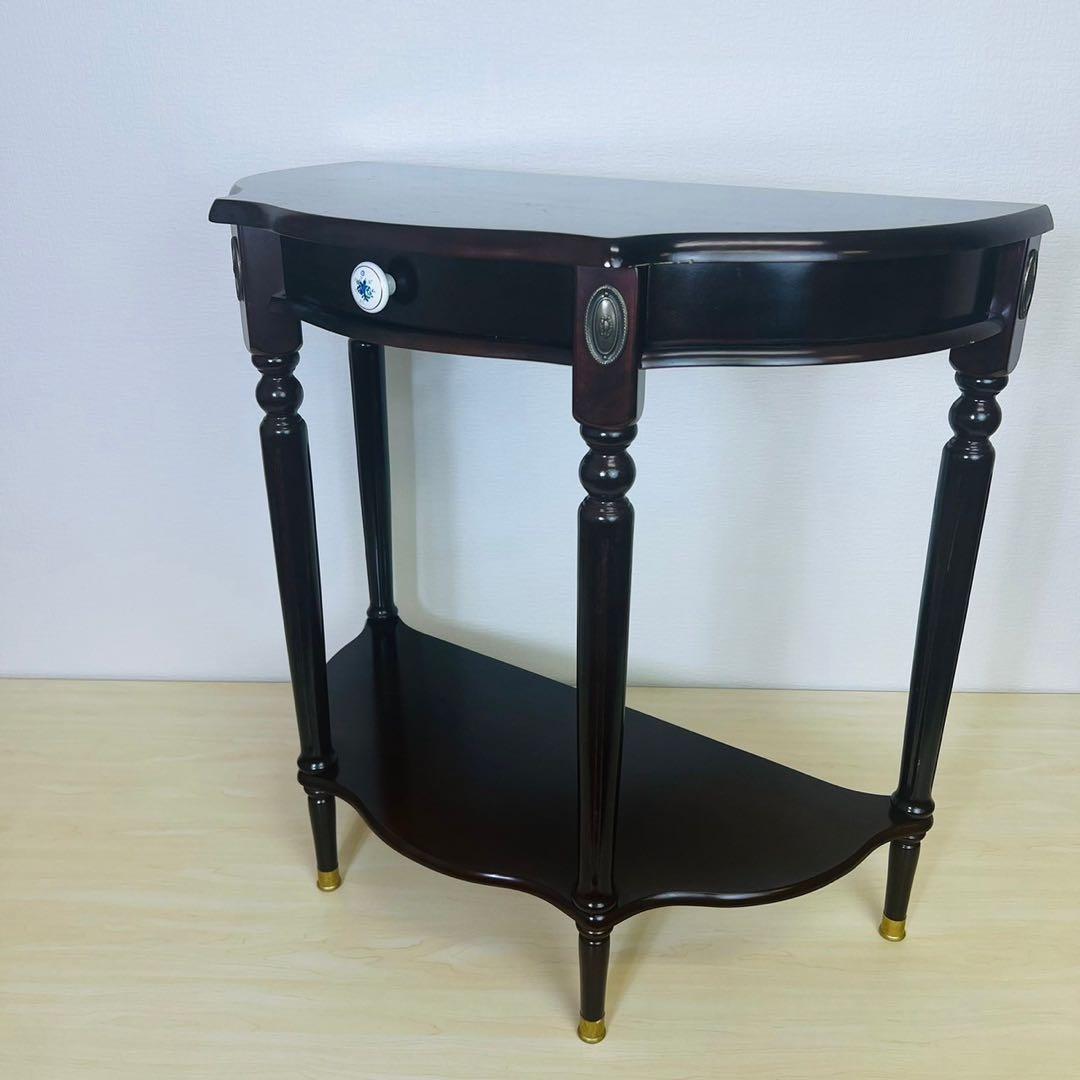 コンソールテーブル Console Tabel 半円 サイドテーブル 花台