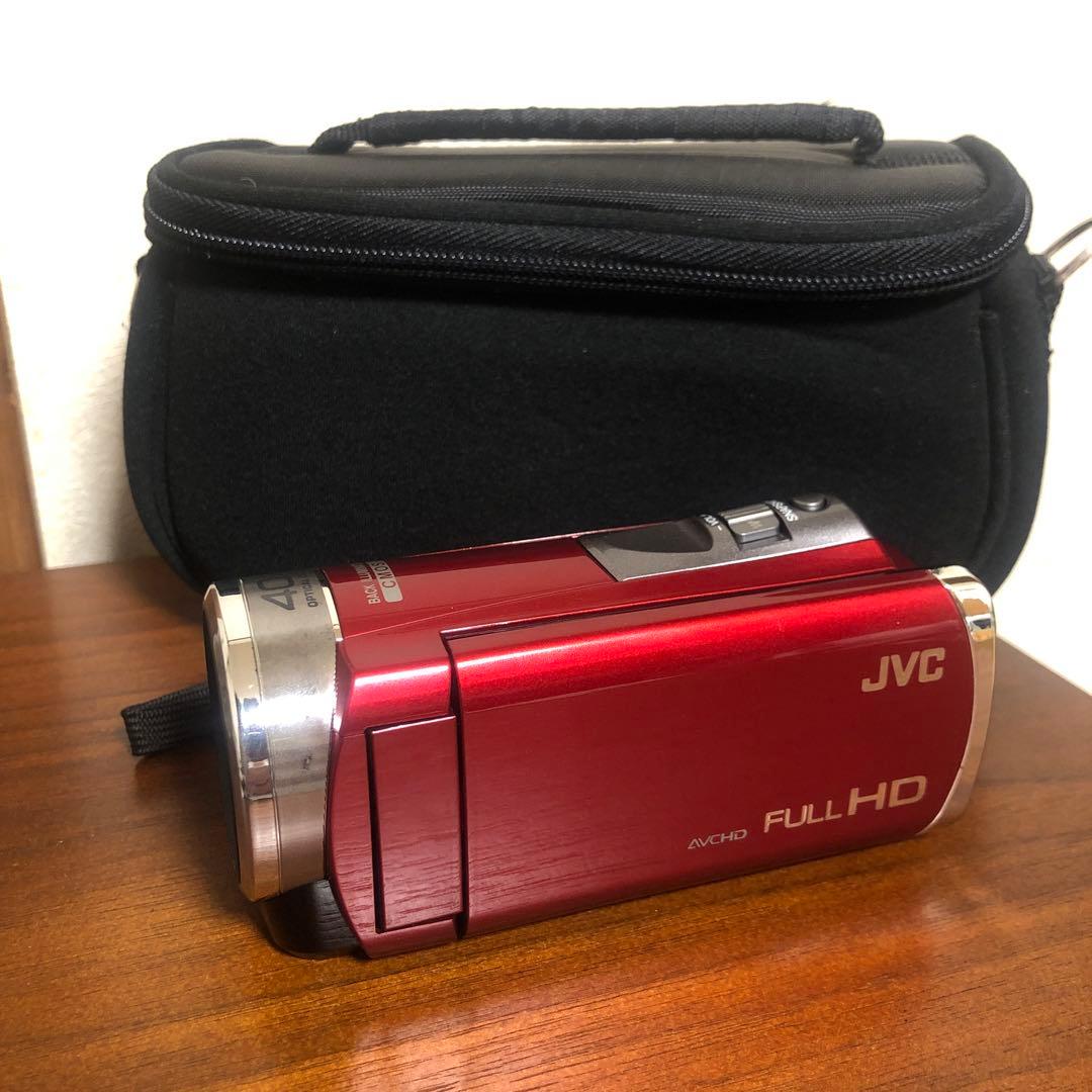 美品 JVC Everio GZ-E600 バッテリー3個付 ビデオカメラ