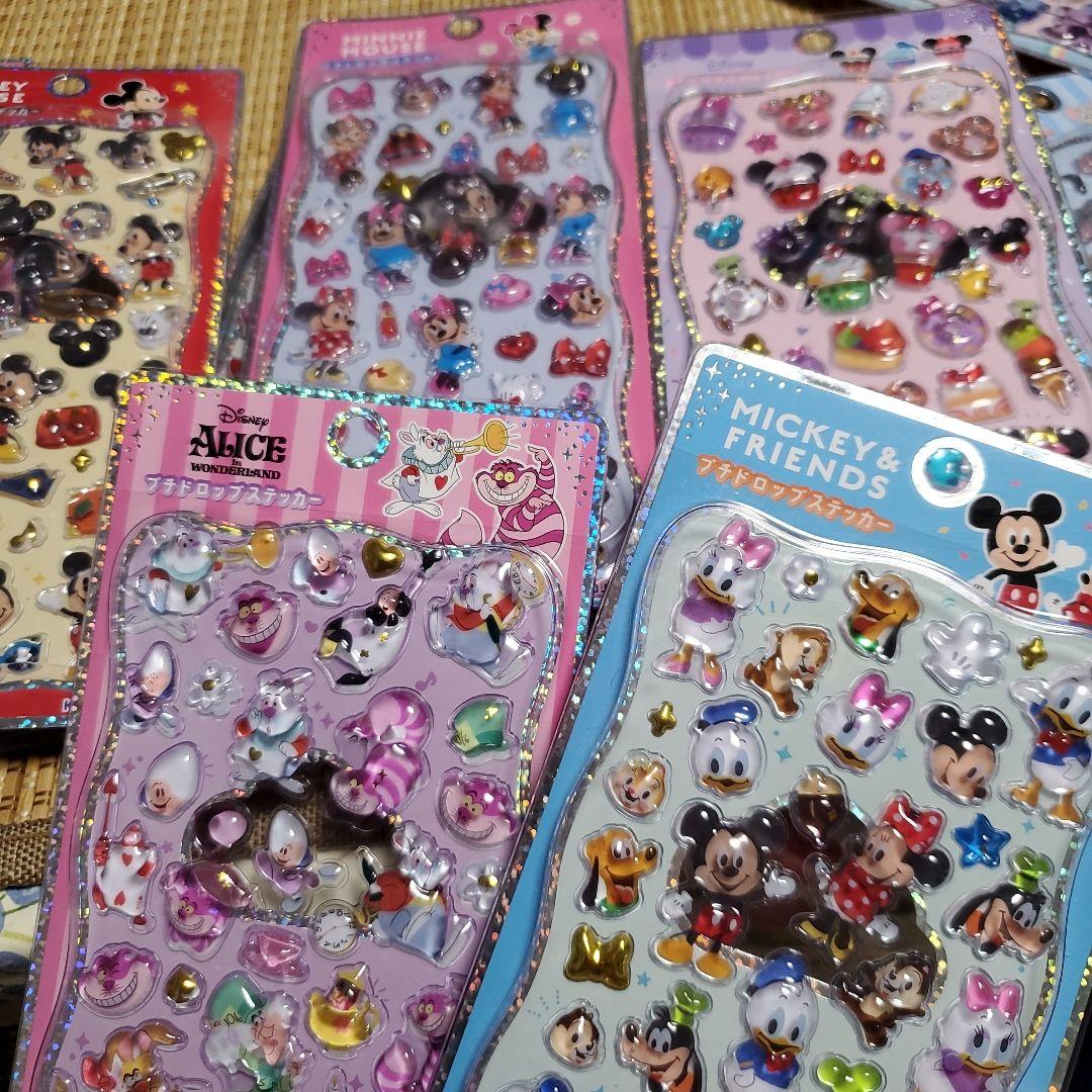 正規品　プチドロップステッカー　14柄セット　ボンボンドロップシール　ディズニー