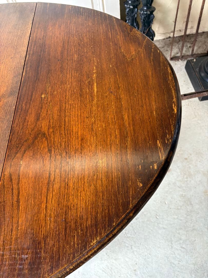 オークバタフライテーブル/ゲートレッグテーブル