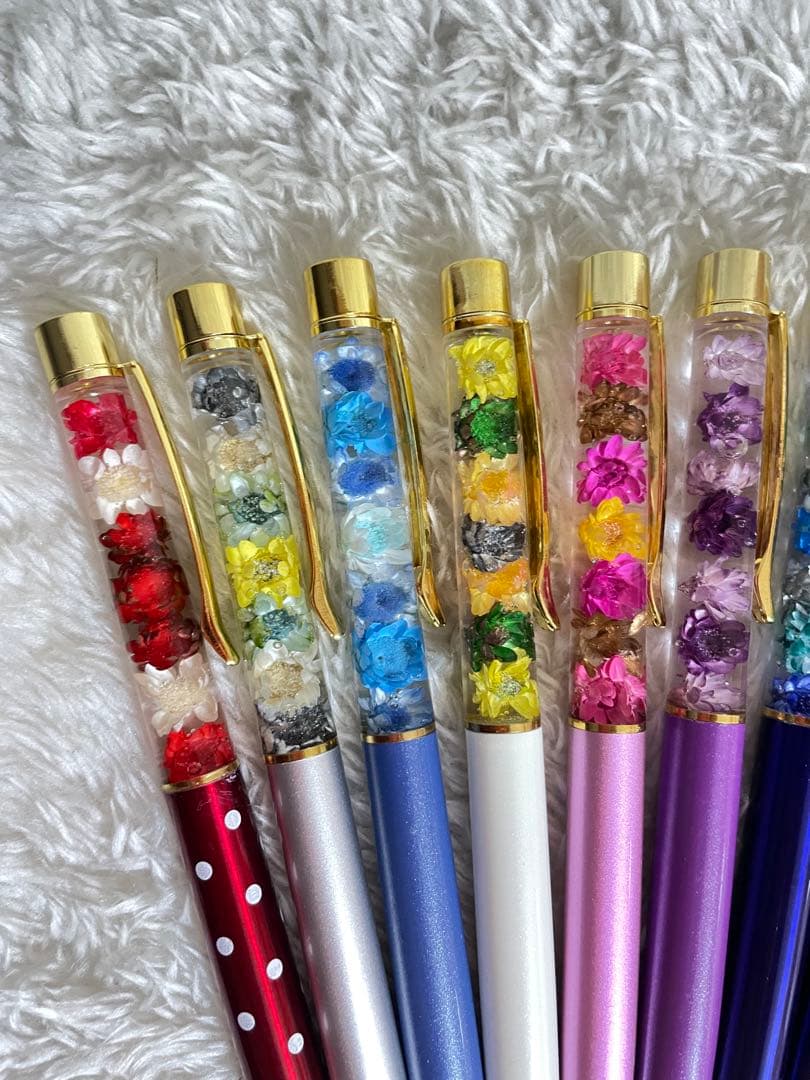 訳ありハーバリウムボールペン　まめセット　@13@44@49