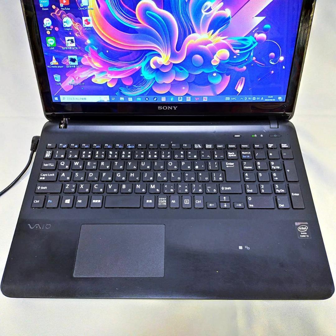 【1632】高スペック！VAIO512GB✨設定済ノートパソコン SONY