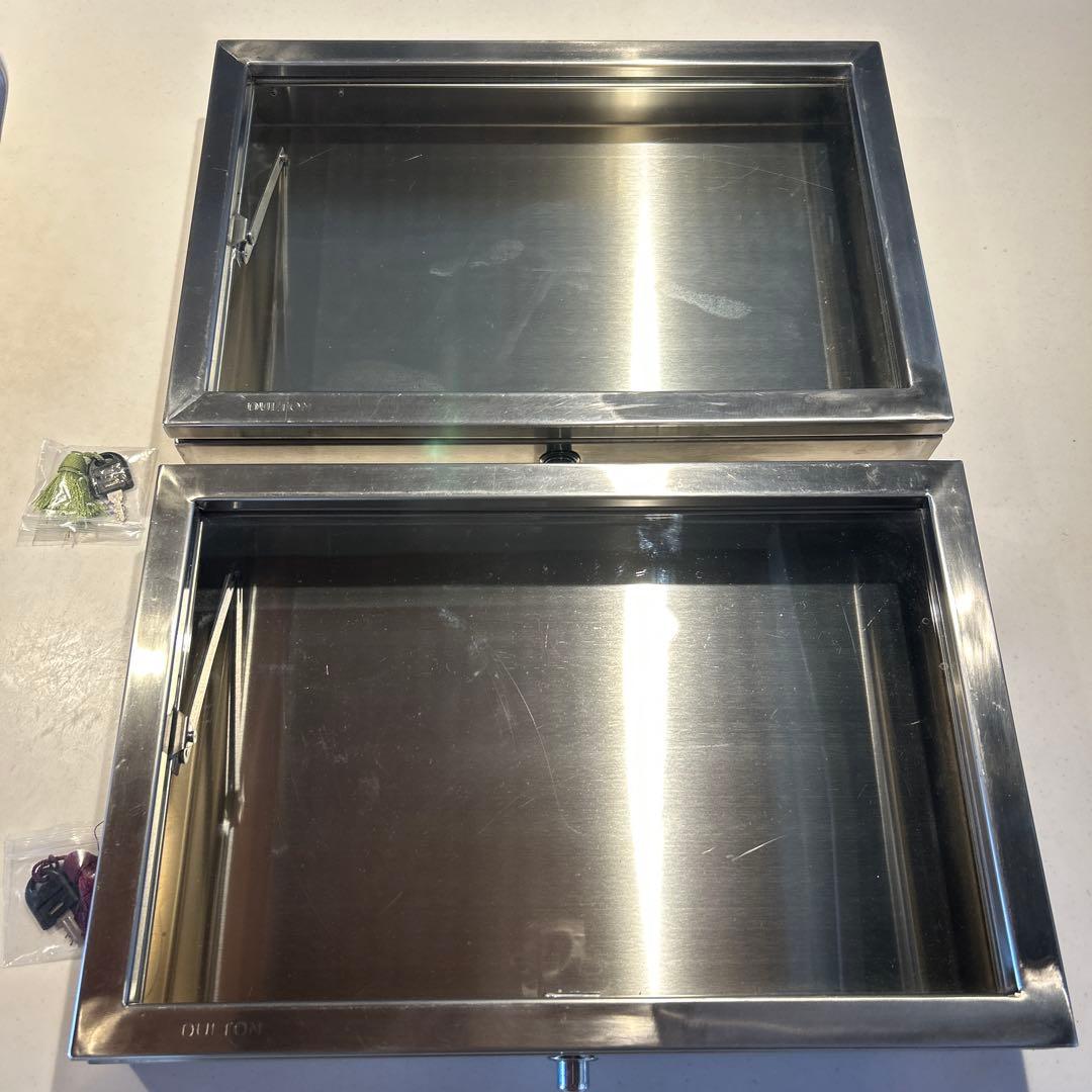 DULTON ステンレスコレクションケース1つ