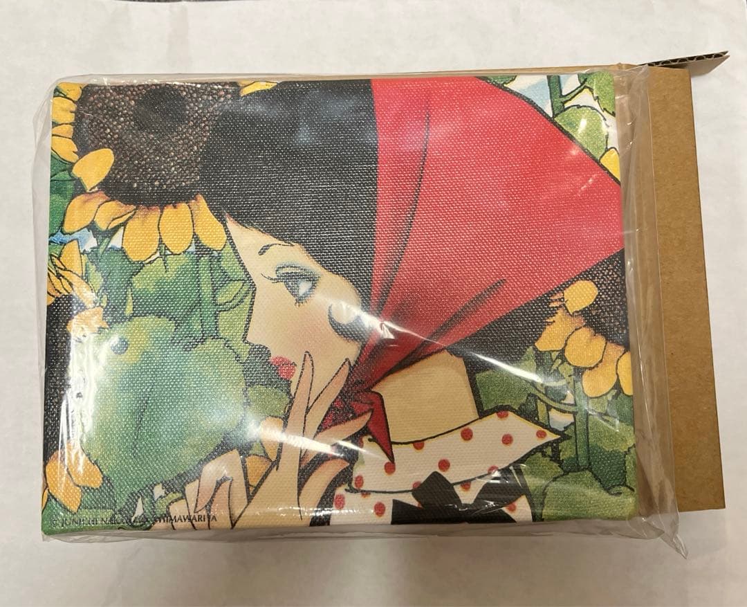 中原純一　キャンバスアート　赤いスカーフ　キャンバス　絵　111年目の中原純一展