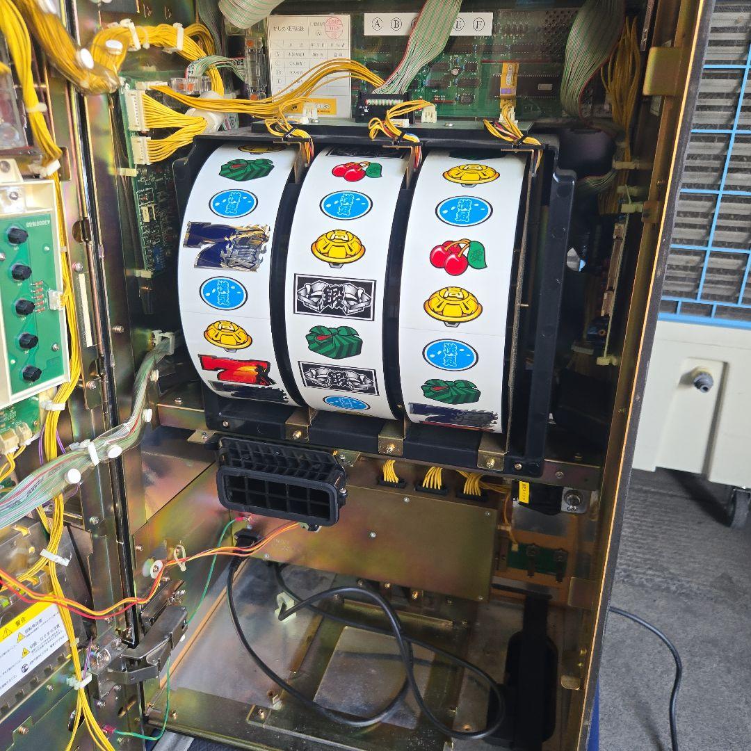スロット　4号機　押忍番長　漢湯パネル　不要機付