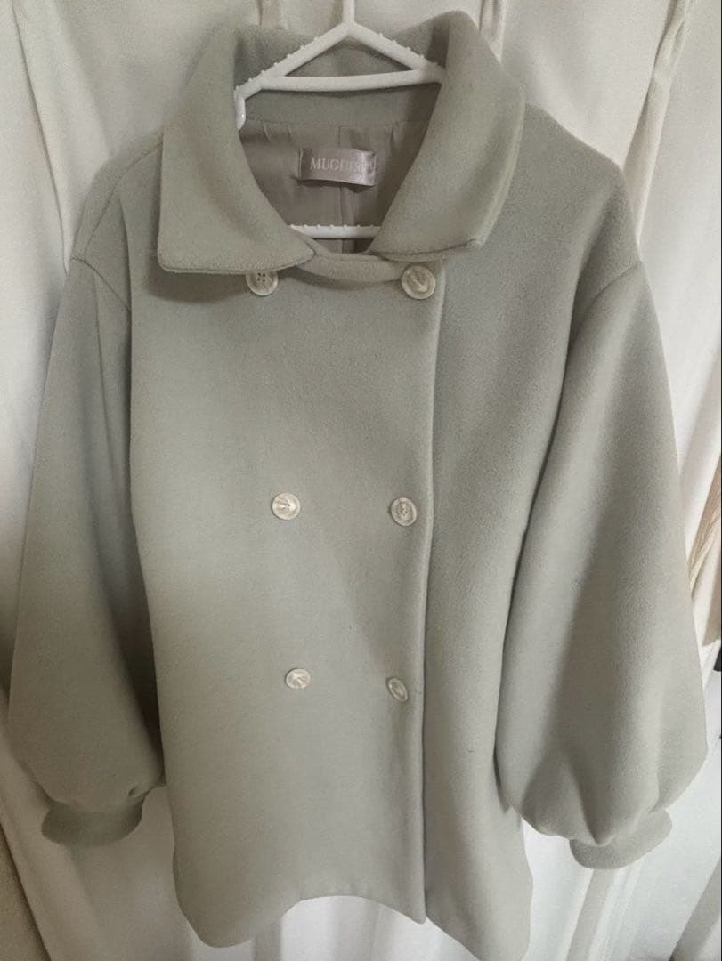 ジャケット・アウター muguet stand collar midi coat MINT