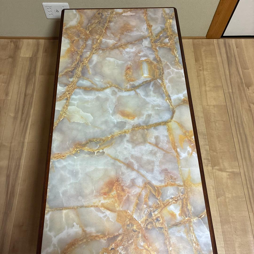 机　レトロ　大理石かは不明