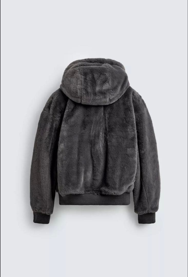 ZARA リバーシブルフェイクレザーボンバージャケットXXLサイズ