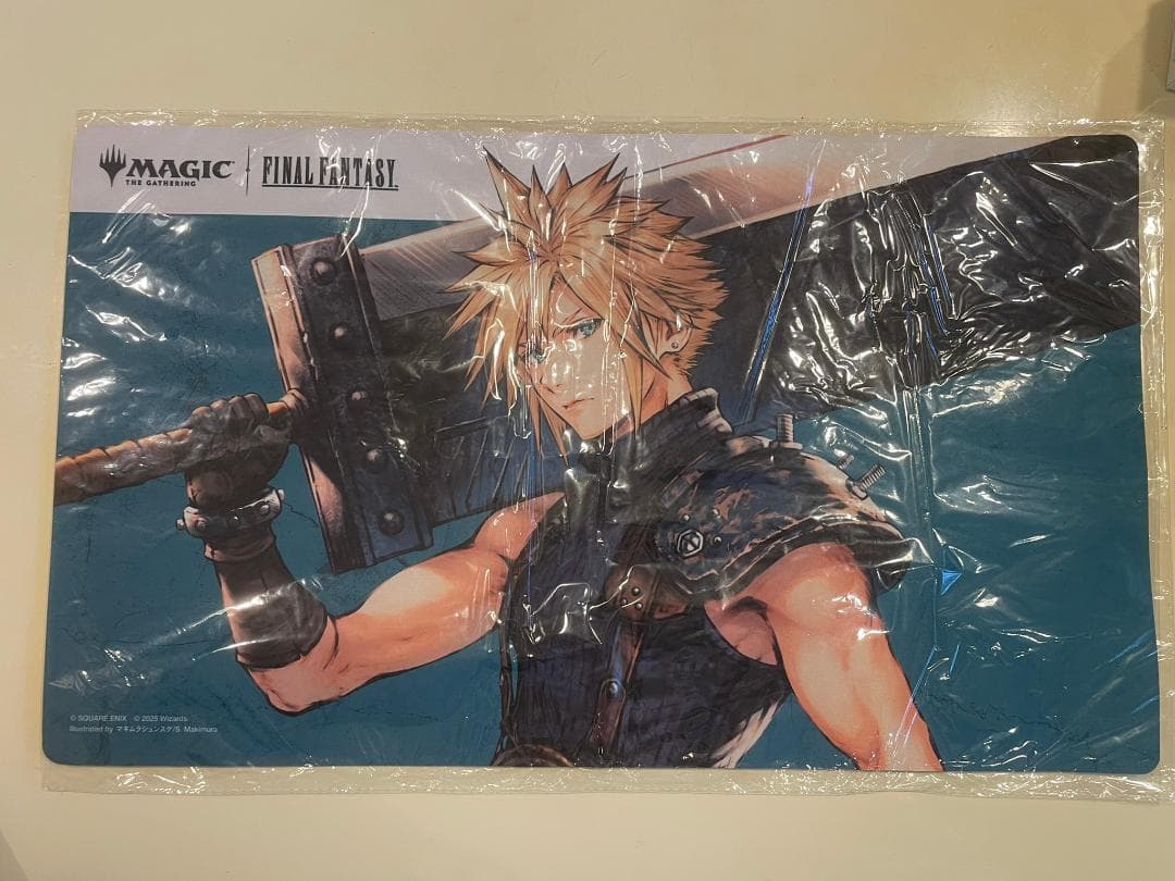 日本限定　「MTG×FINAL FANTASY」クラウド　プレイマット