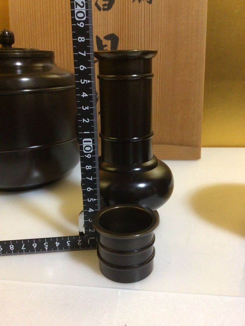 茶道具 唐銅皆具 共箱付き