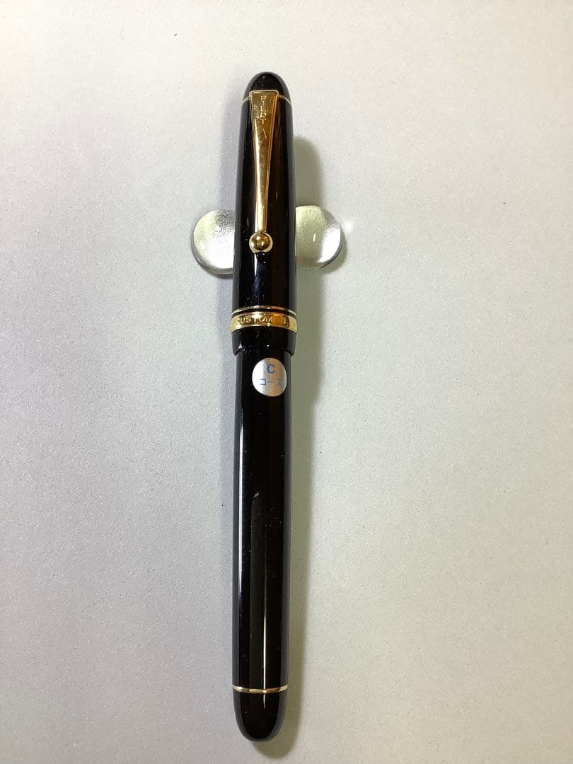 パイロットの万年筆　カスタム74　ブラック　ペン種: C（コース　特太）