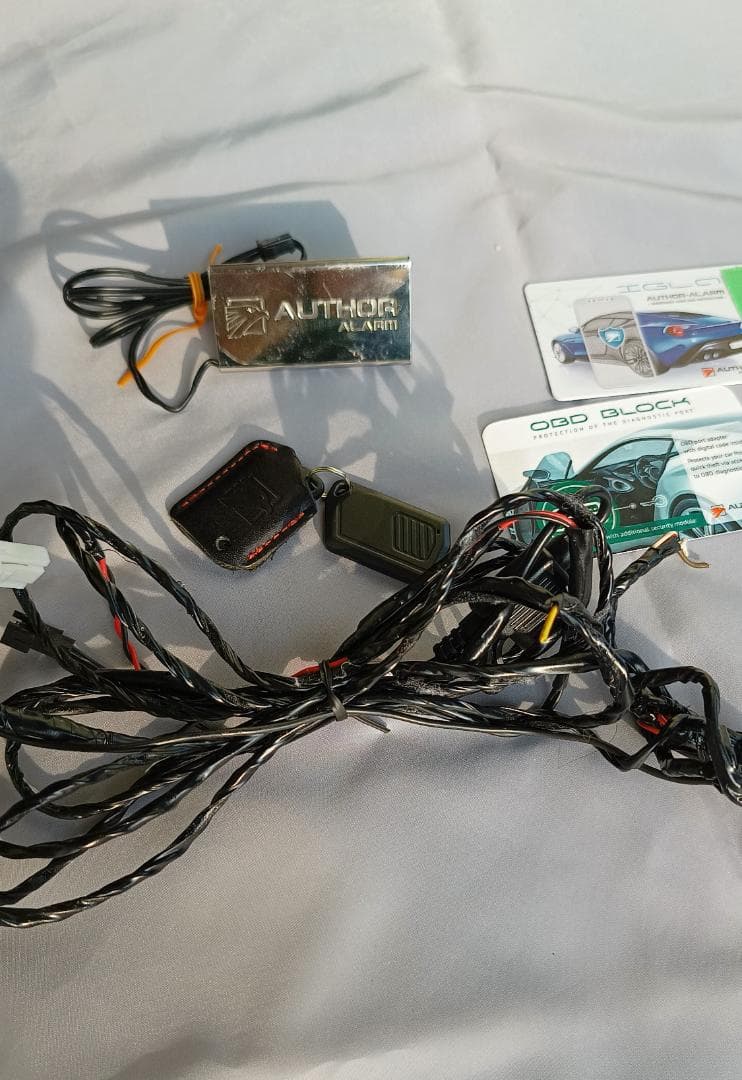 AUTHOR ALARM IGLA LEDステンレスプレートキーフォブカード