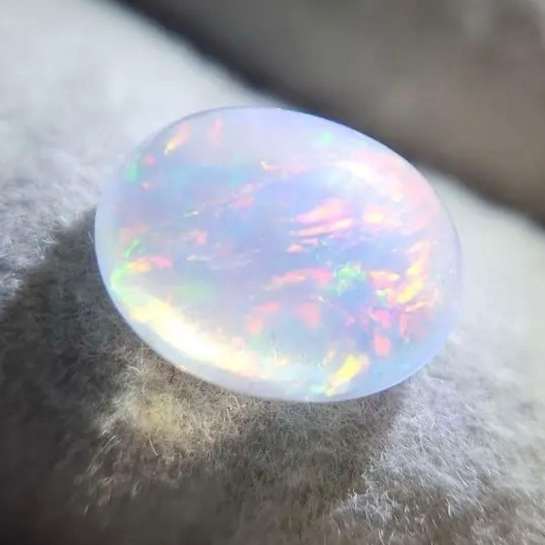 高品質儚いシャボン玉天然オパール 1.440ct