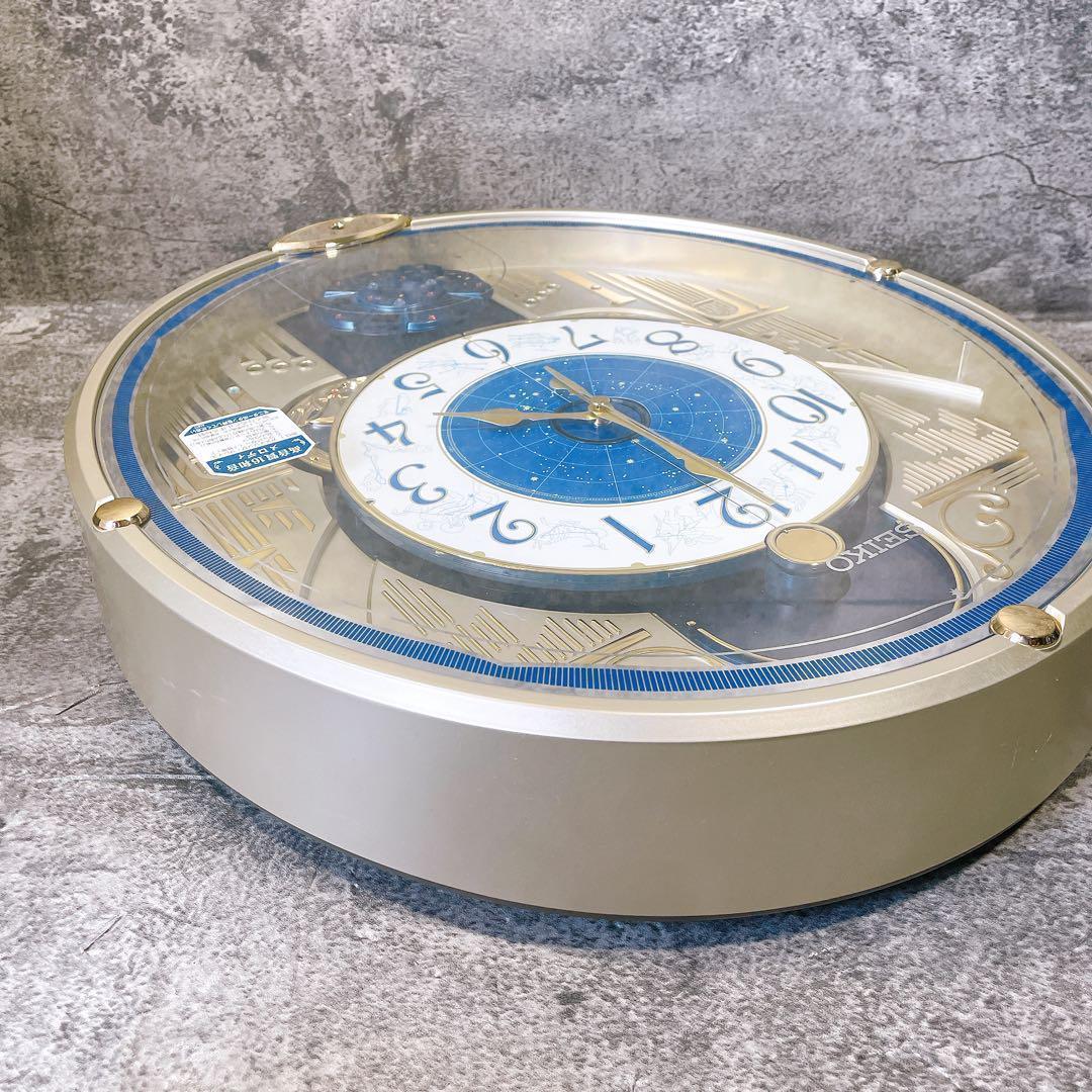 SEIKO からくり時計 12星座 RE582G 動確済み ウエーブシンフォニー