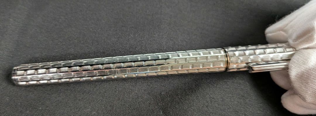 カルティエ　トリニティ　万年筆　ペン先K18