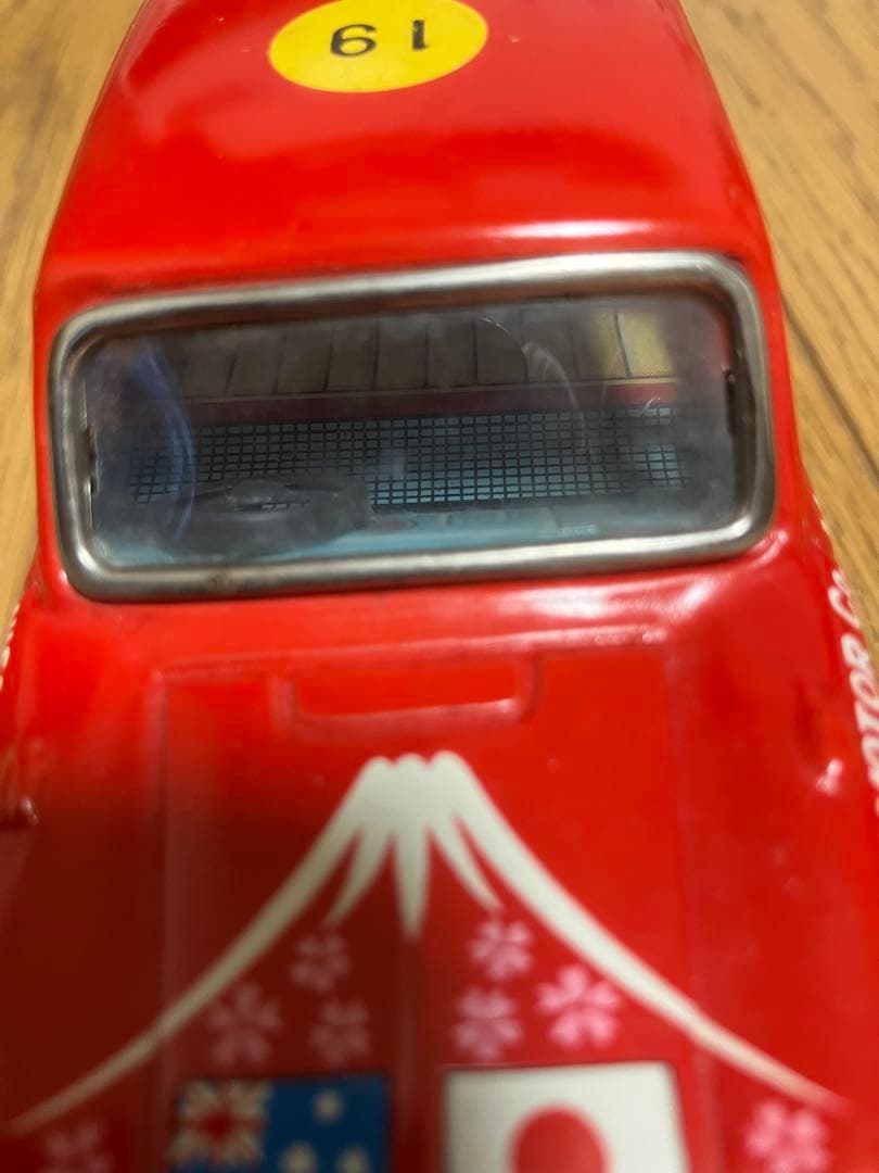 昭和レトロ　BCバンダイ　豪州ラリーダットサン富士号　ブリキ