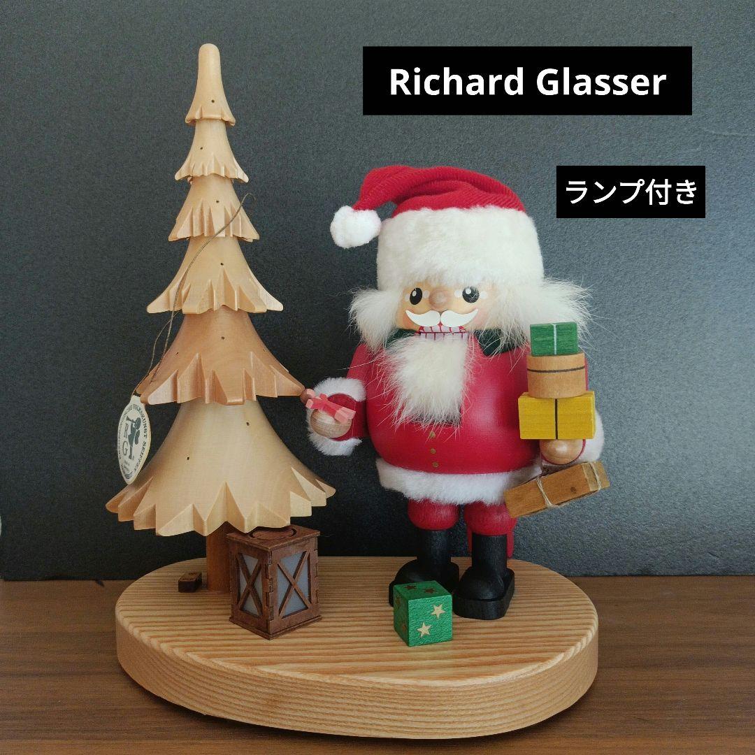 くるみ割り人形〈サンタとツリー〉リヒャルト グレーザー ザイフェン ランプ付置物