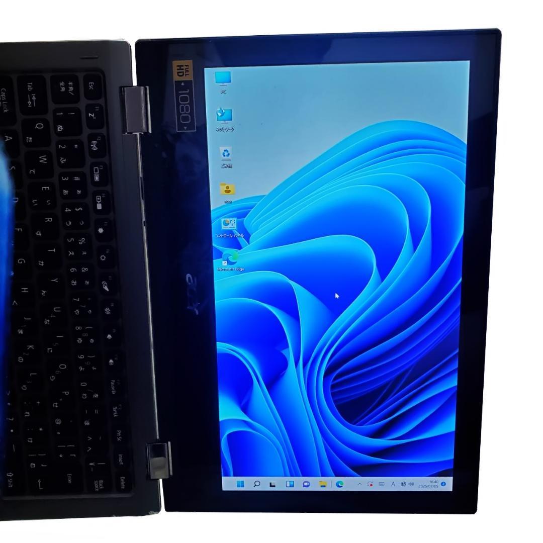 acer spin ノートパソコン タッチ画面 win11 office 搭載