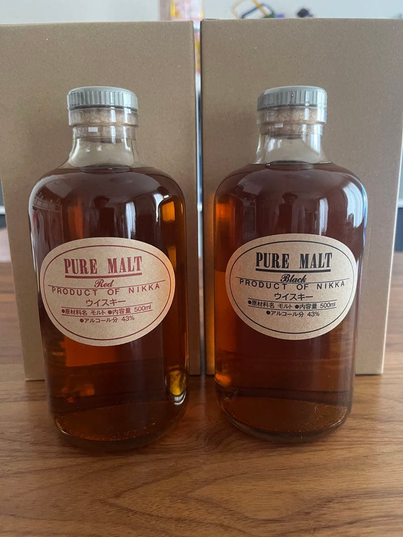 NIKKA ニッカ　ピュアモルトウイスキー 500ml 2本セット