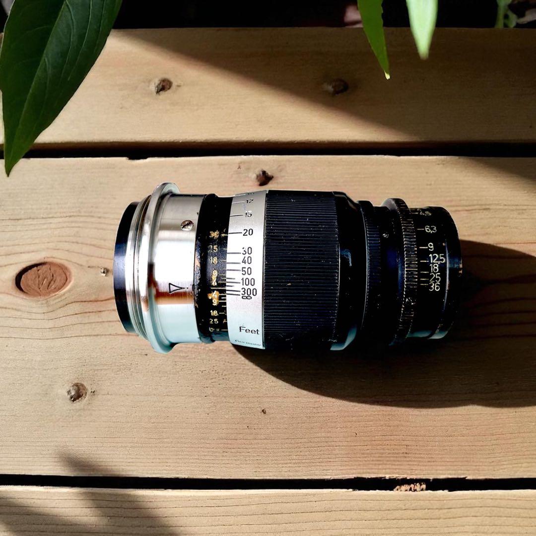 【OH済＆貴重な黒モデル】Leica Elmar 90mm F4 Black