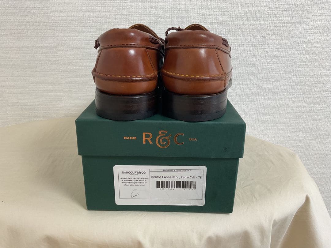 靴 Rancourt&CO. Beams+ Canoe Moccasin Terra