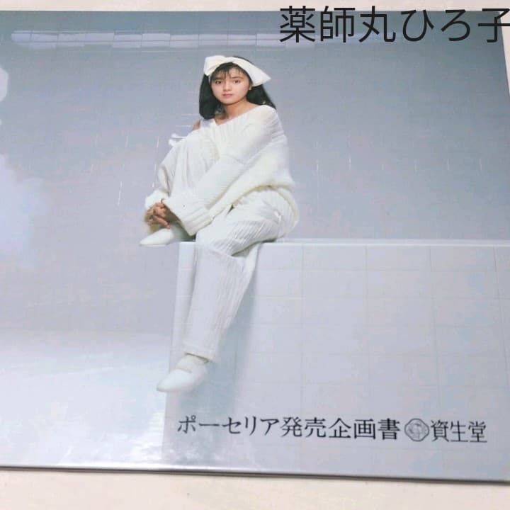 薬師丸ひろ子　レトロ　希少品　資生堂　ポーセリア　販売企画書　非売品　冊子