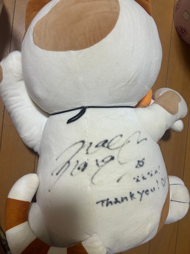 なえなのちゃん直筆サイン入りまねきねこぬいぐるみ