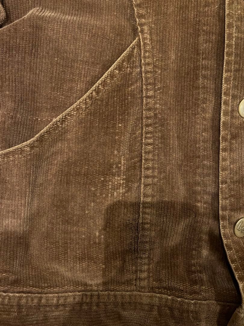 70s Lee ブラウン コーデュロイジャケット