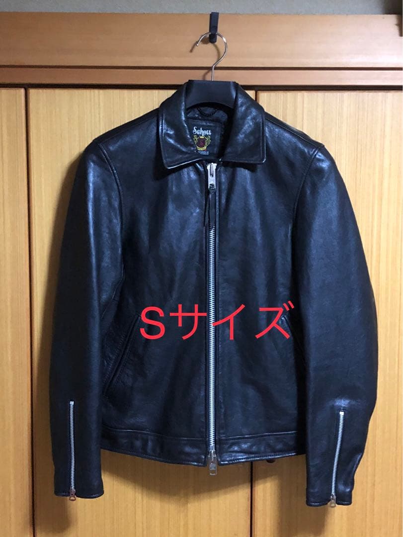 ショット　Schott 革ジャン　メンズ　シングル　 Sサイズ　3181076