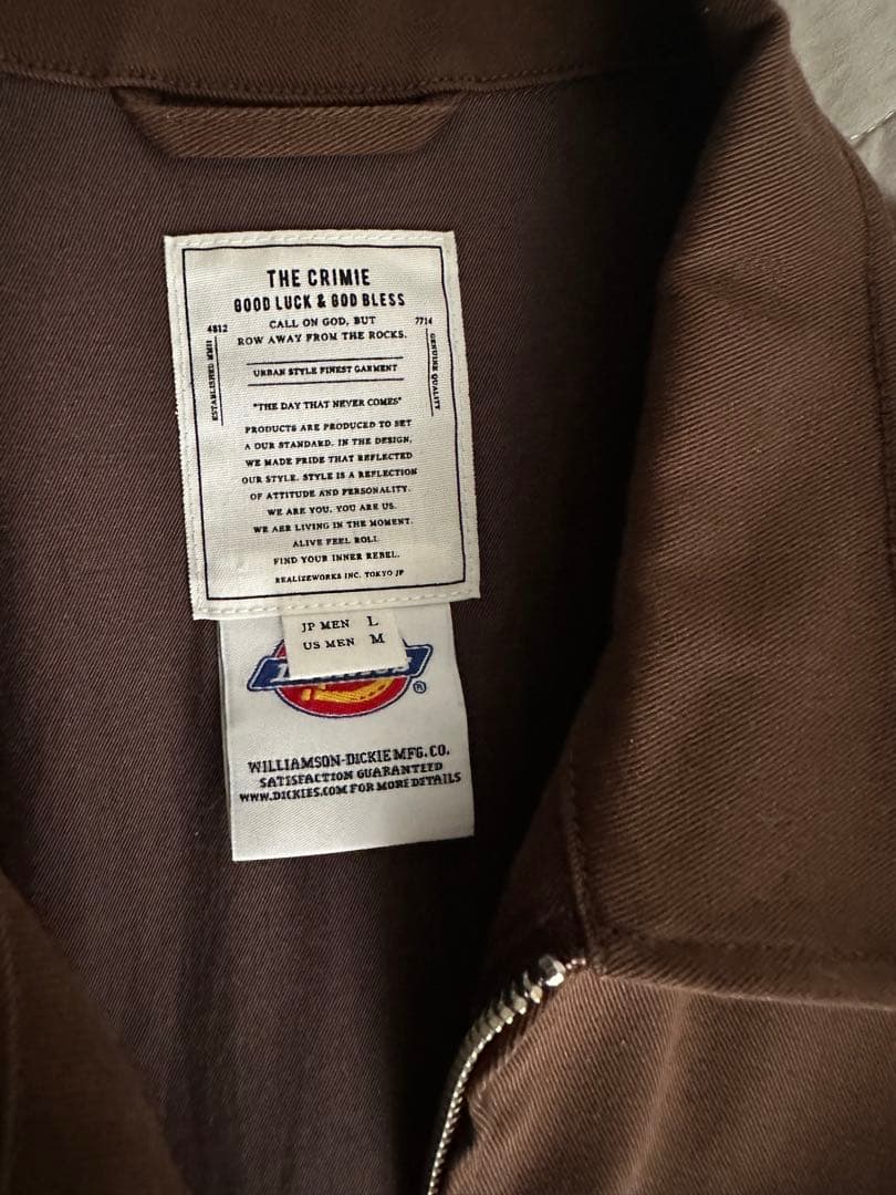 THE CRIMIE × DICKIES ジャケット Lサイズ