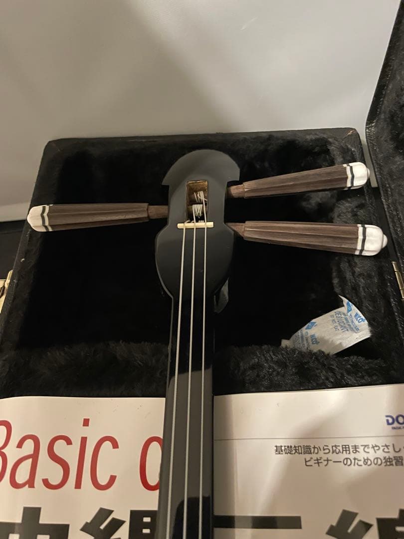 三味線　ケース　教本付き