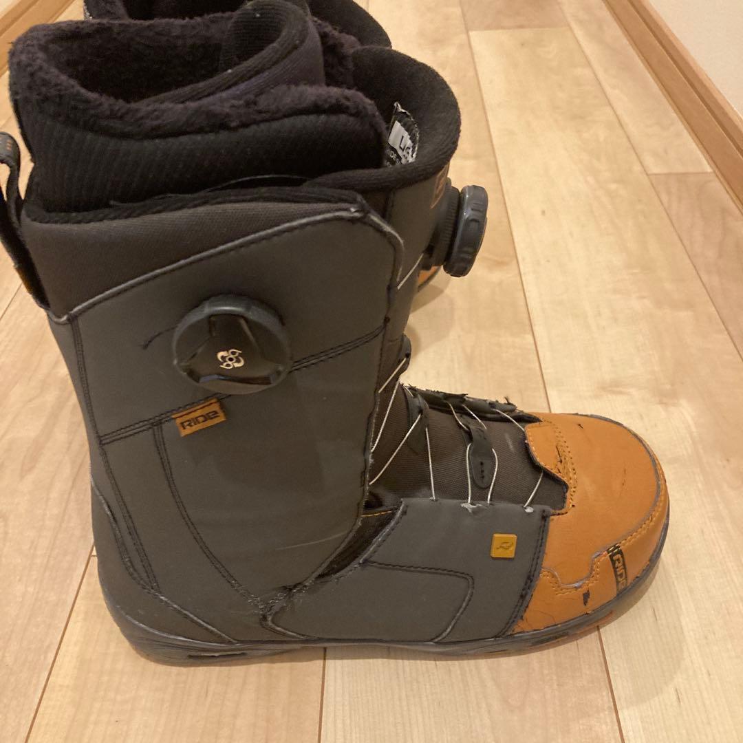 スノーボード　ブーツ　ダブルボアBoAライド　ラッソ28センチ軽量片方840g