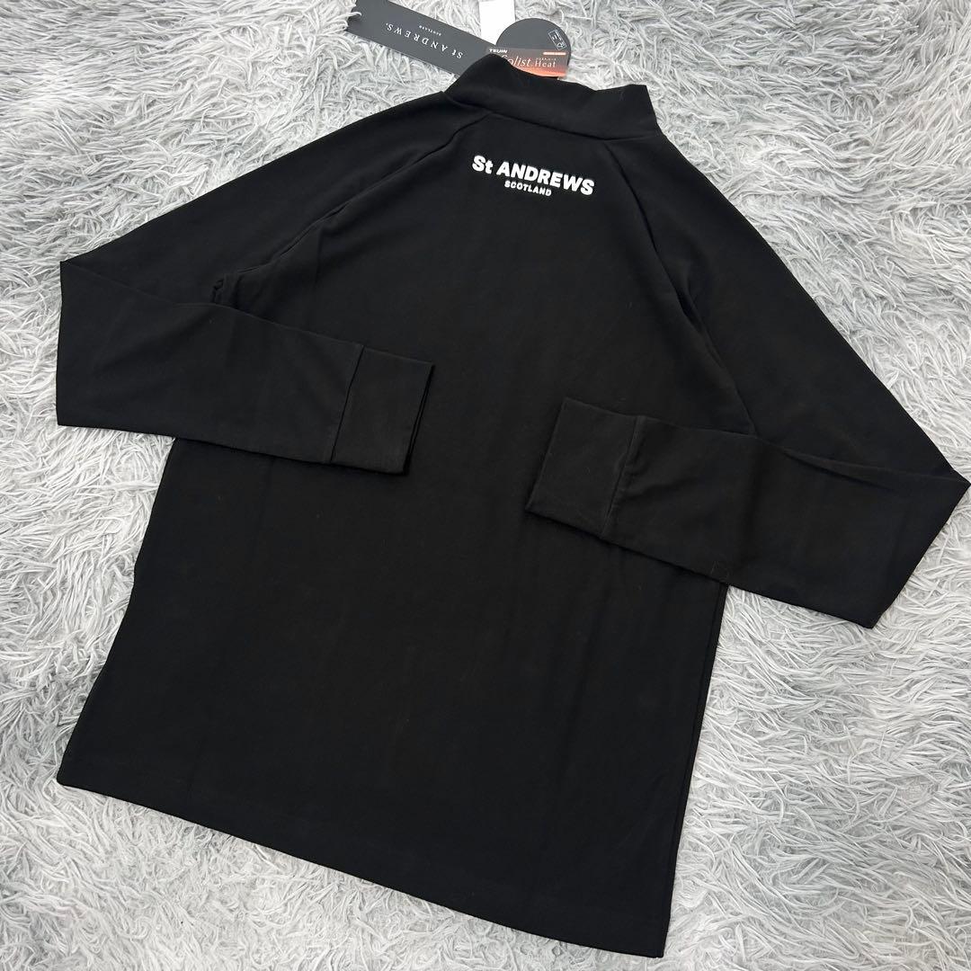 新品　セントアンドリュース　ハイネック　長袖シャツ　ブラック　秋冬　Mサイズ