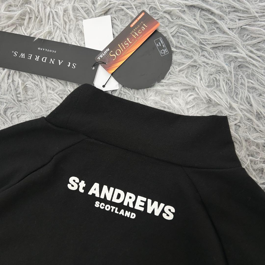 新品　セントアンドリュース　ハイネック　長袖シャツ　ブラック　秋冬　Mサイズ