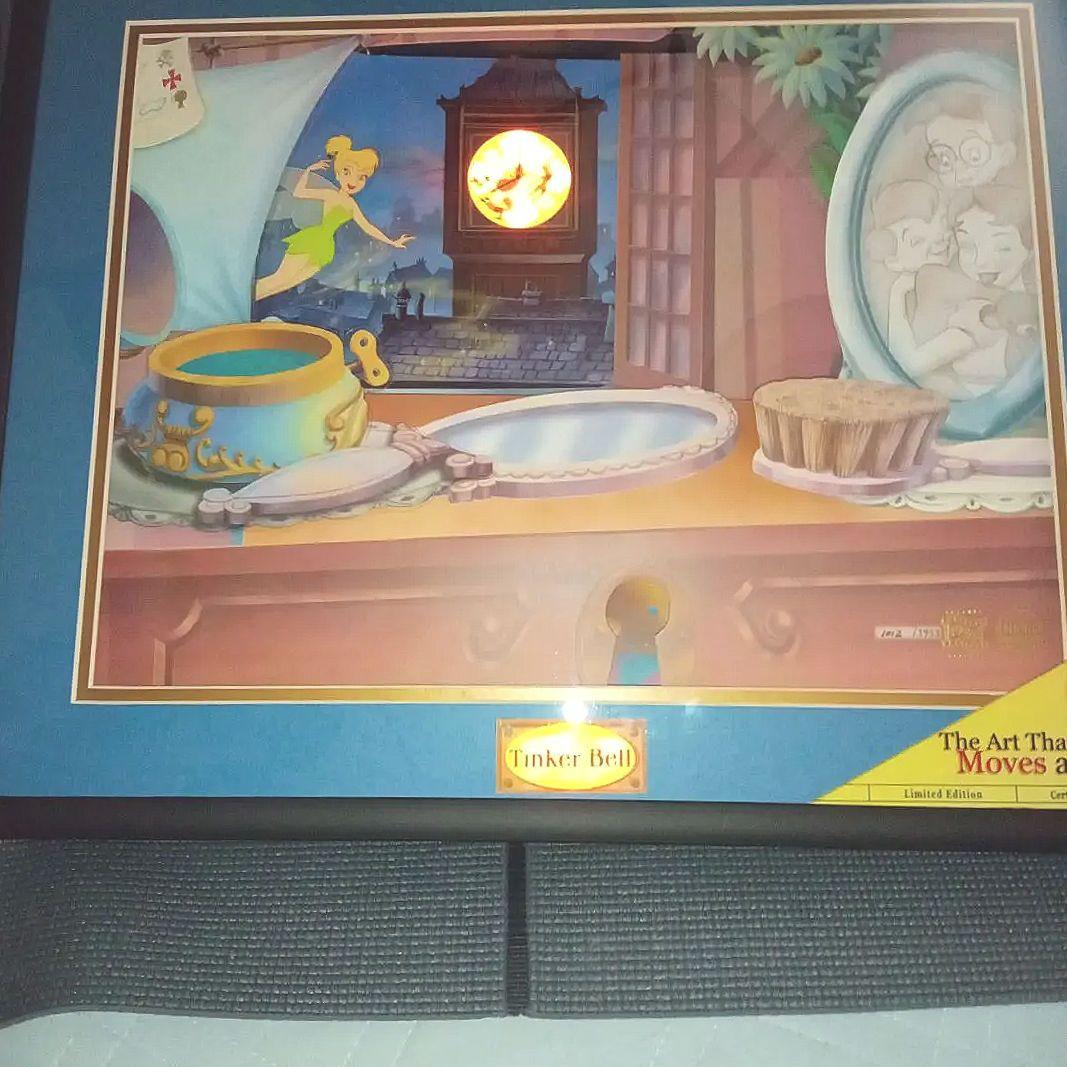 【激レア希少品】ティンカーベルANIMATIONS　絵画型ギミックアート