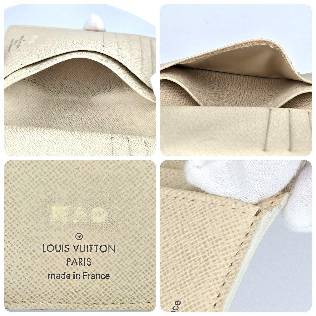 新型 ルイヴィトン ダミエアズール ポルトフォイユ ヴィエノワ がま口 折り財布