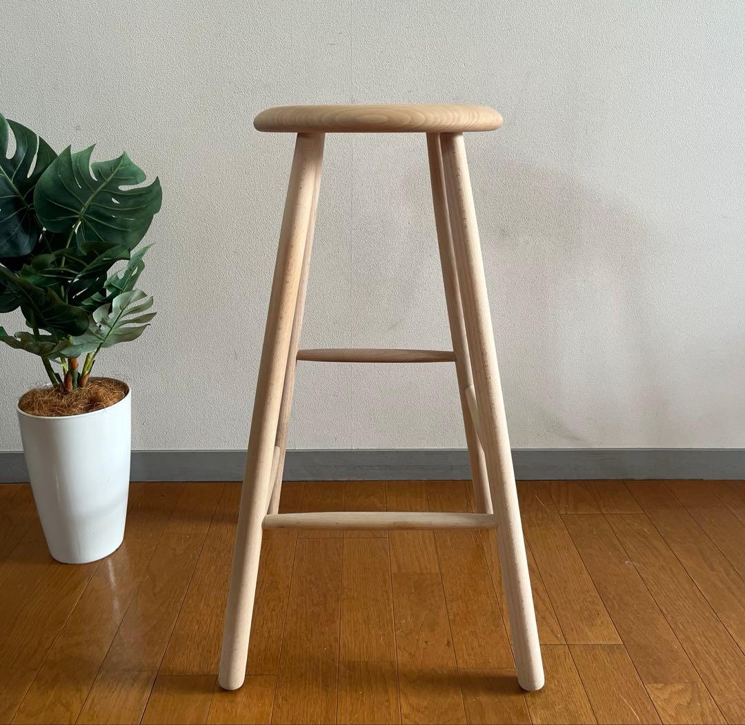 ノルディック スツール　① 北欧モダン　デンマーク　ミッドセンチュリー　無垢材