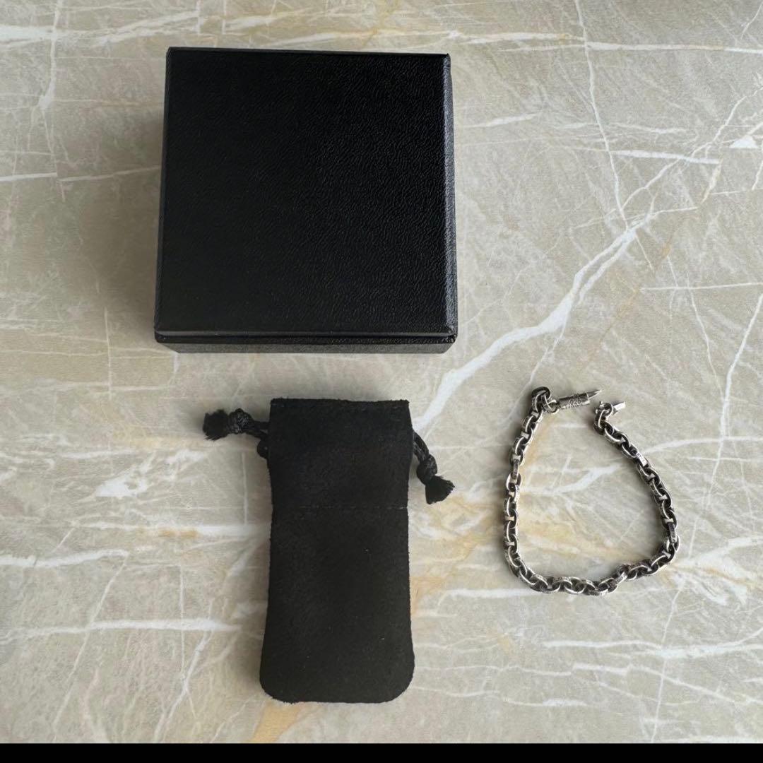 ラスク様Chrome Hearts ペーパーチェーン ブレスレット7正規店購入品