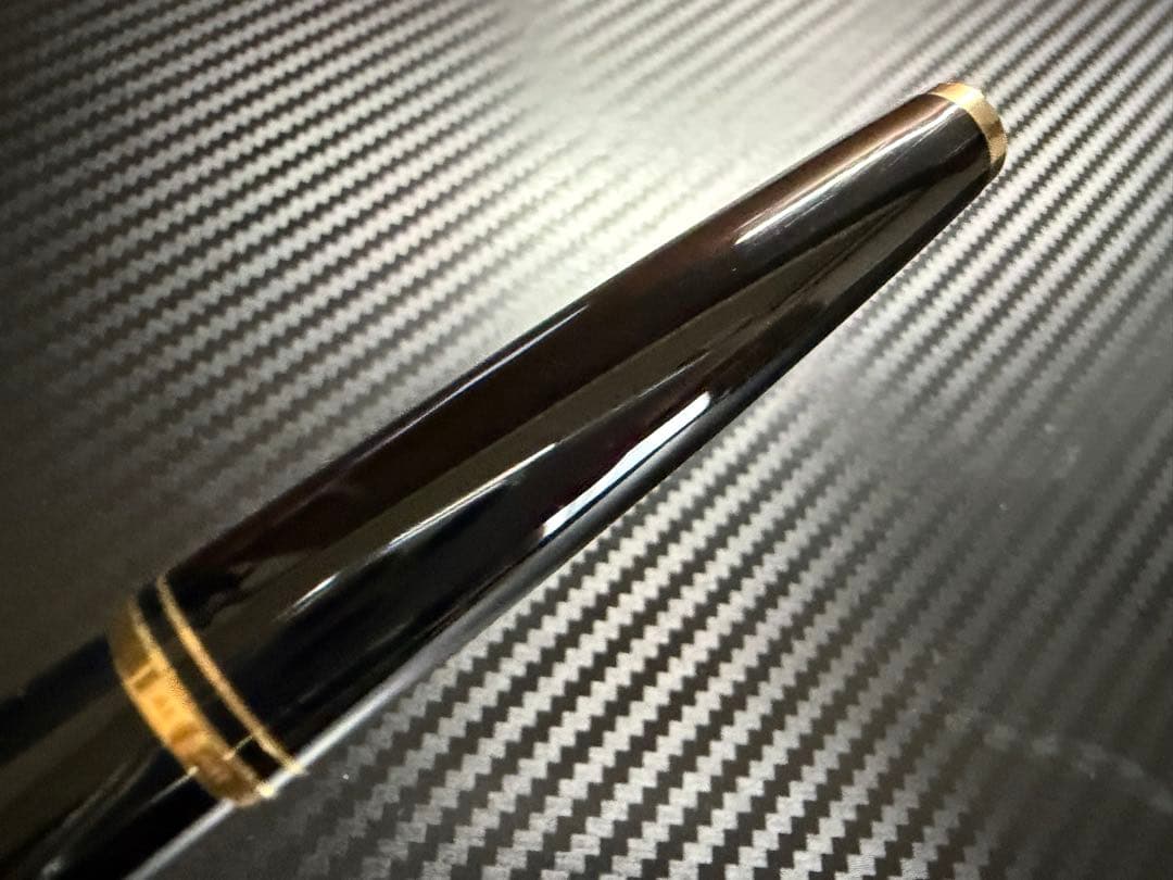 未使用に近い モンブラン No.221 ブラック EF 極細字 吸入式 万年筆