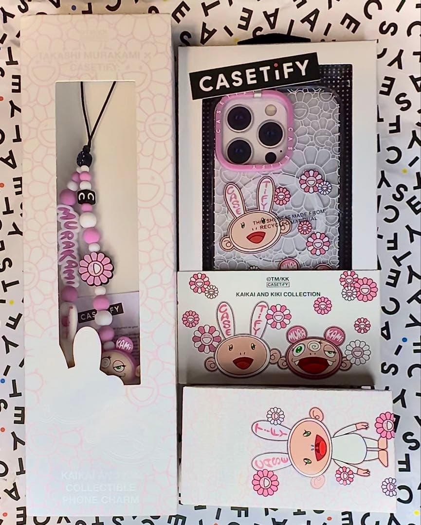 村上隆カイカイキキ iPhone16Proケース＆ストラップ&ブラインドBox