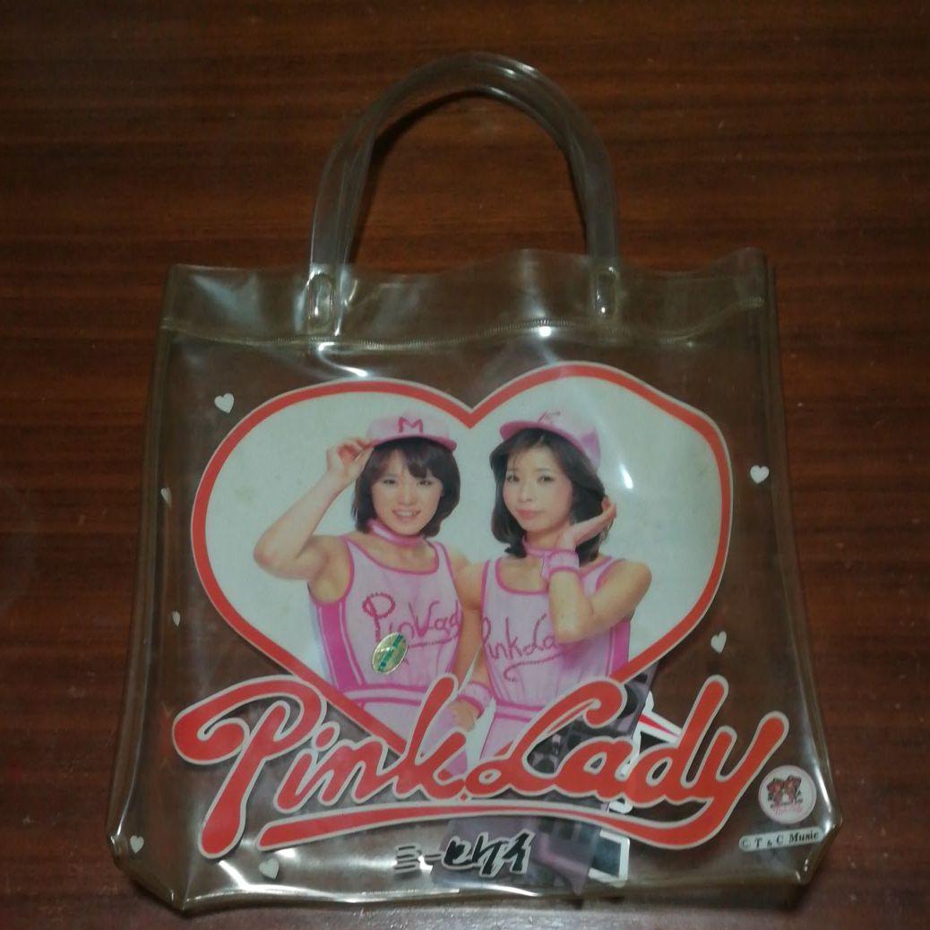 ピンクレディービニールバッグ