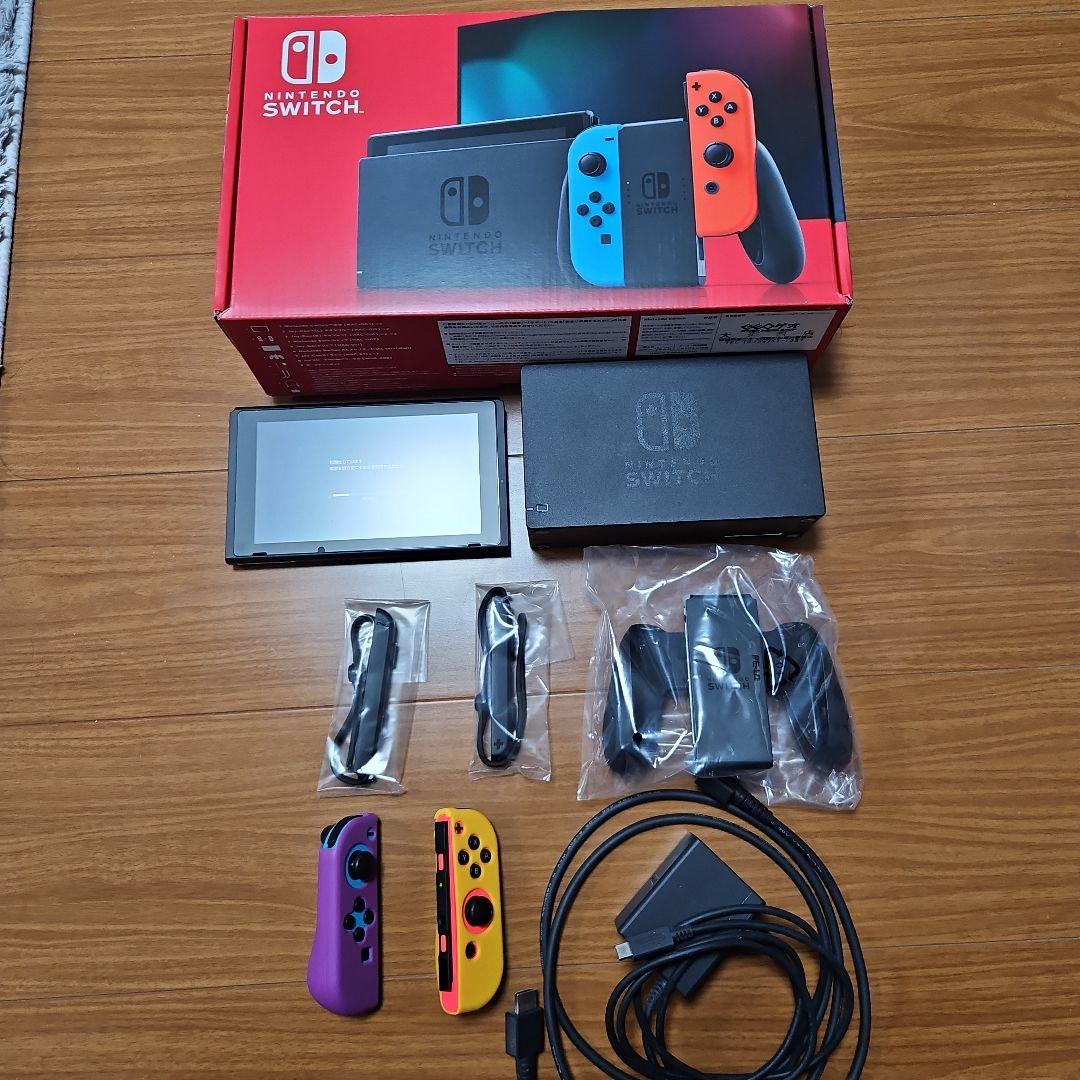 Nintendo Switch 本体 ジョイコン、MicroSD付