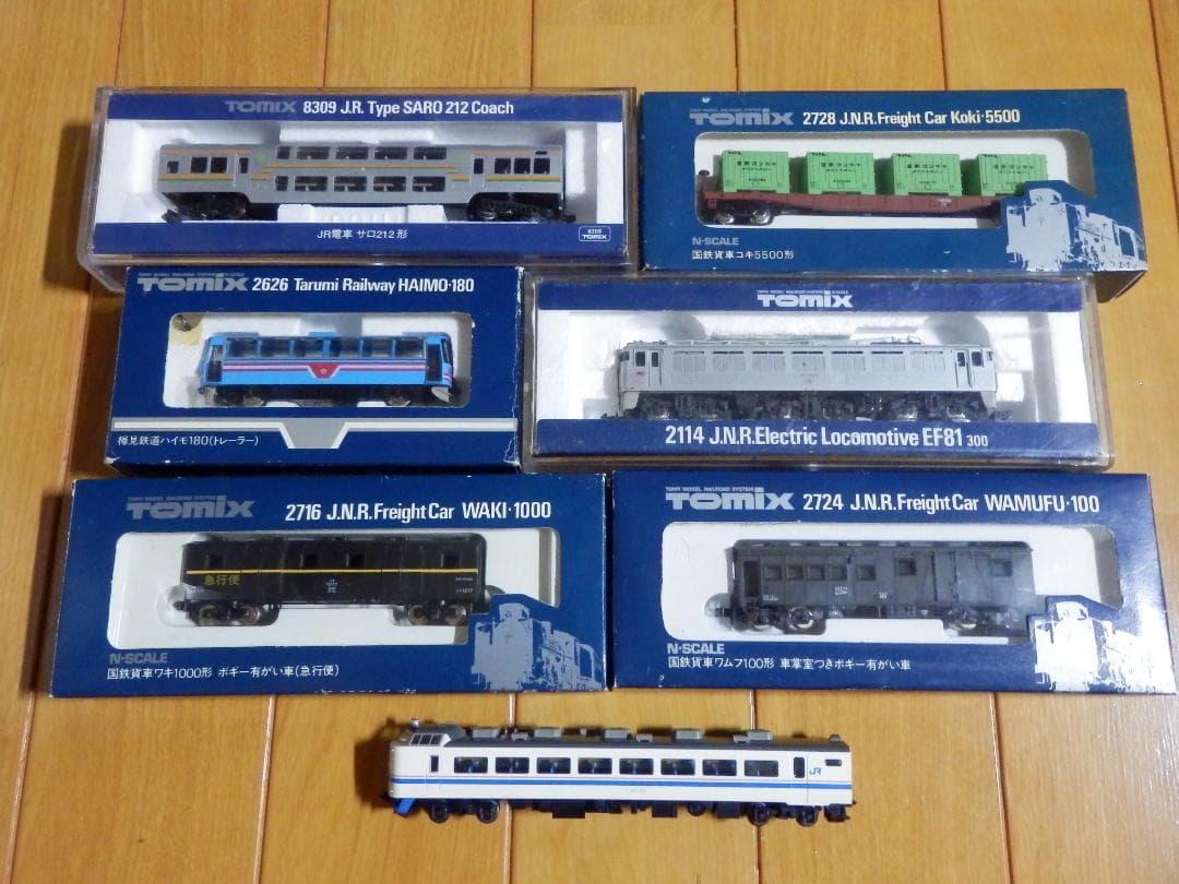 ❤️新品★Nゲージ★EF81ステンレス★ボギー貨車★5500形★1000形★国鉄