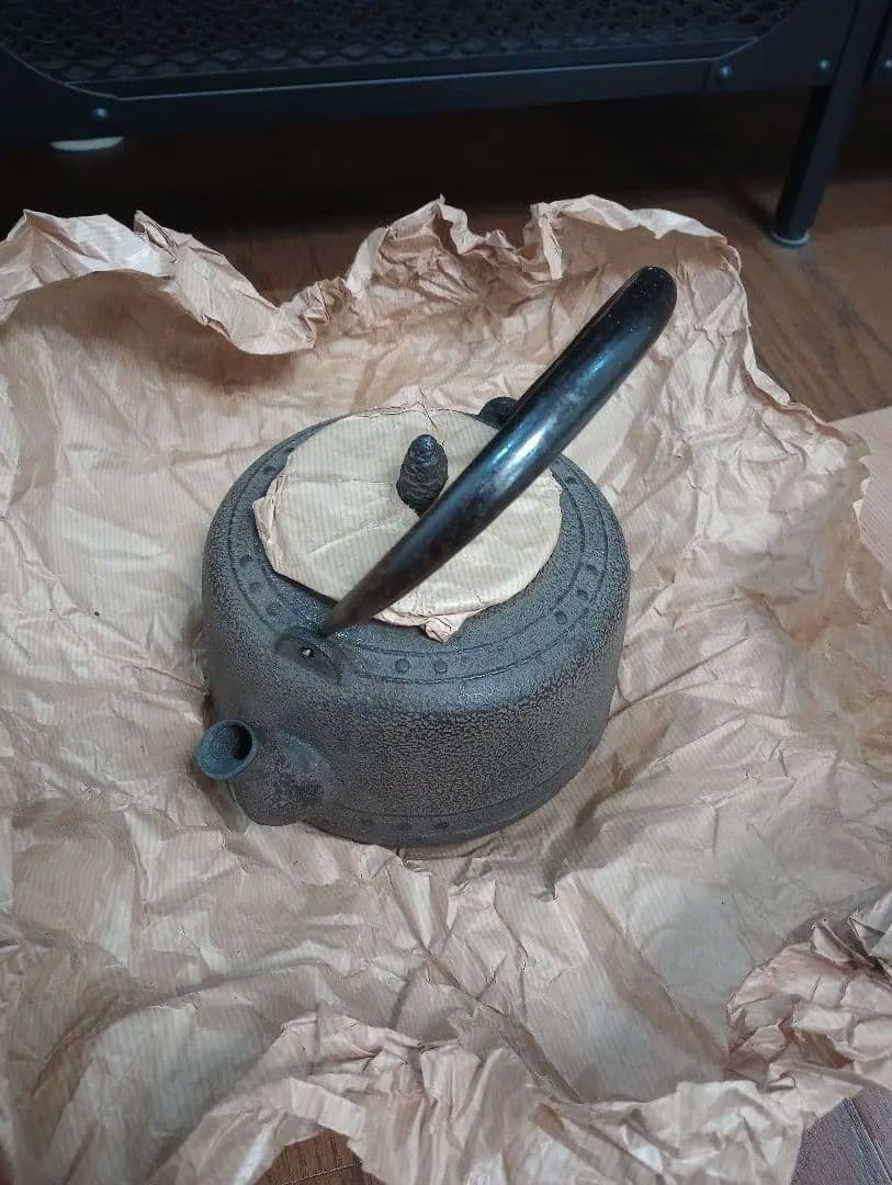 鉄瓶 大阪鋼材株式会社記念品