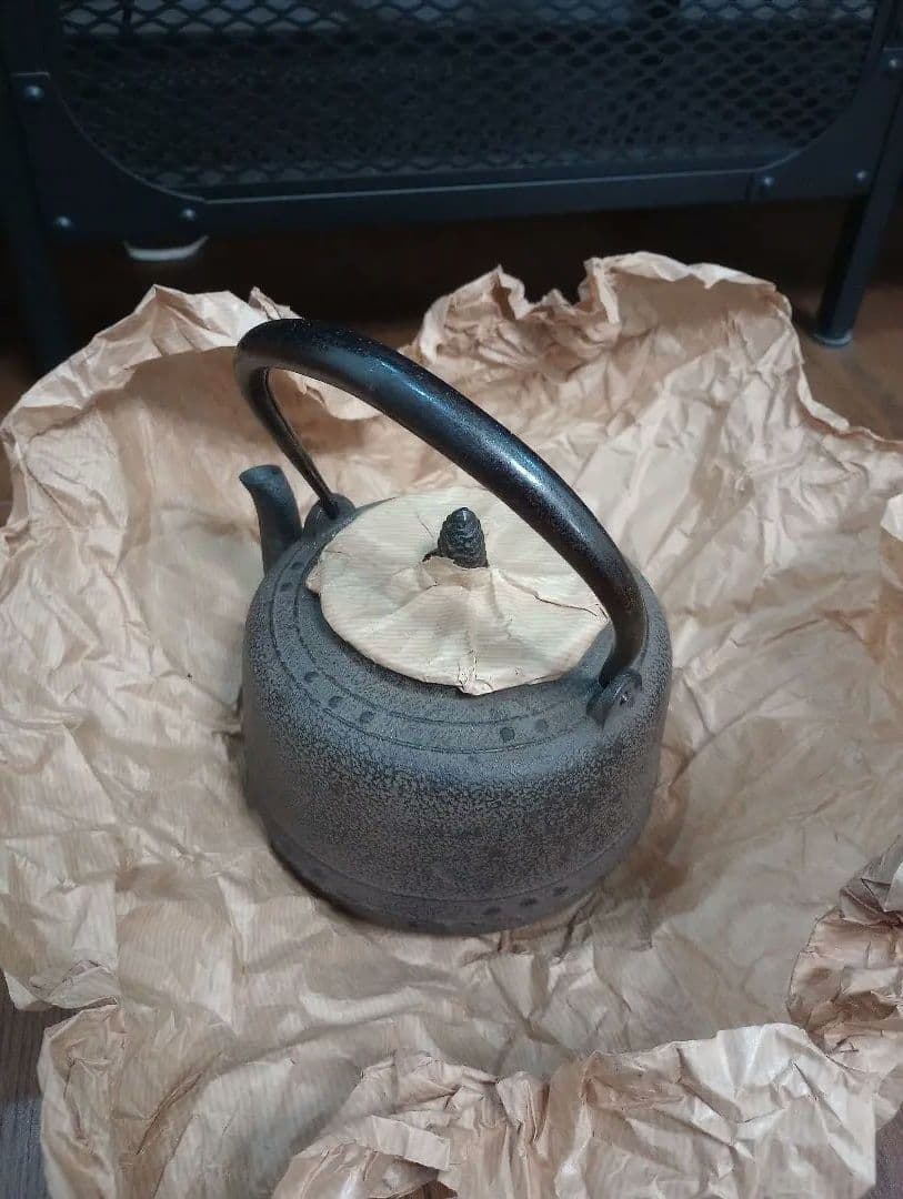 鉄瓶 大阪鋼材株式会社記念品